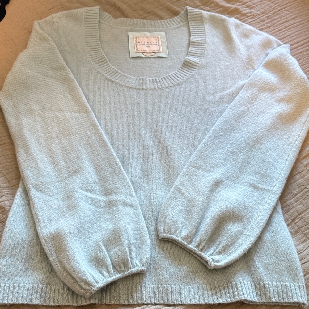 Cashmere Pale Blue Pastel Sweater